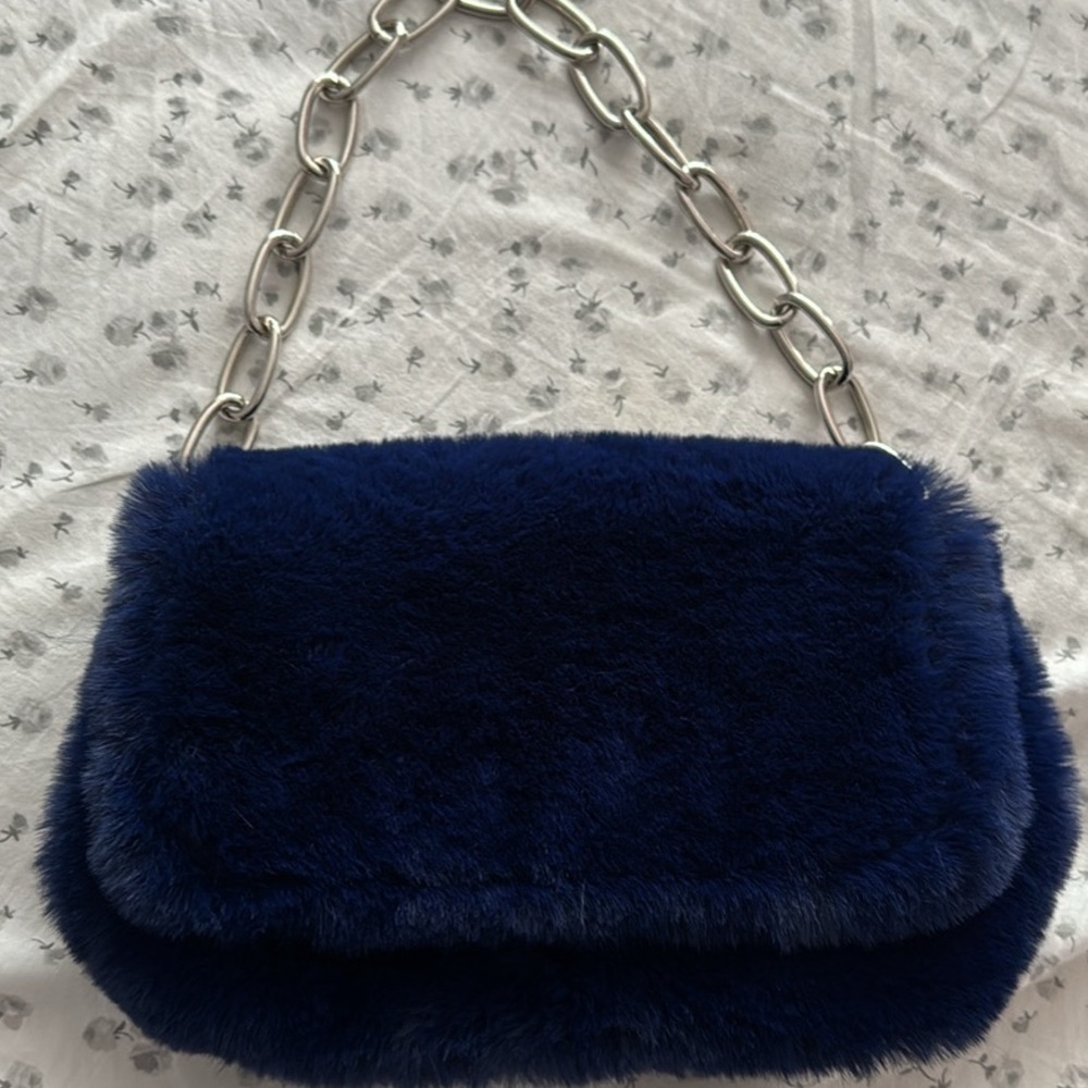 Fuzzy Shoulder Bag